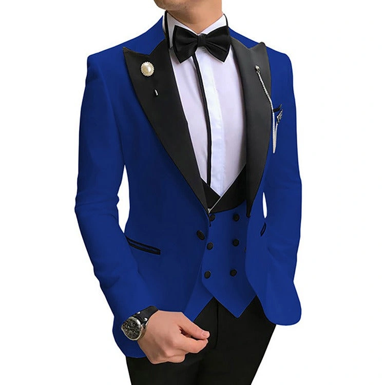 Eleganter Anzug für Herren: 3-teilig für Party, Hochzeit & festliche Anlässe.